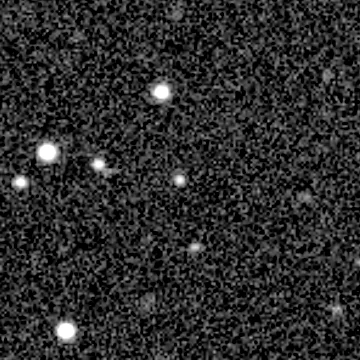 Star field recorded on 2018-11-26