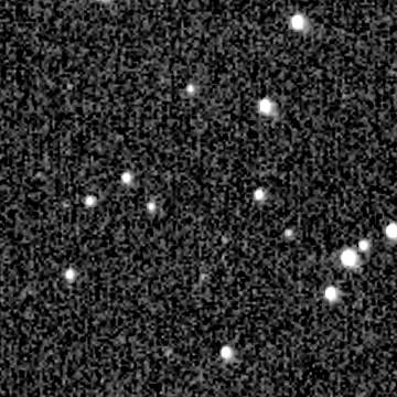 Exposure 2, r filter, 11:40:17 UTC; marker-free star field