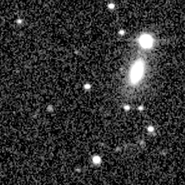 Star field recorded on 2018-12-16