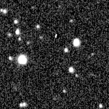 Exposure 2, g filter, 07:32:48 UTC; marker-free star field
