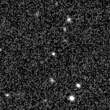 Exposure 2, r filter, 10:39:40 UTC; marker-free star field