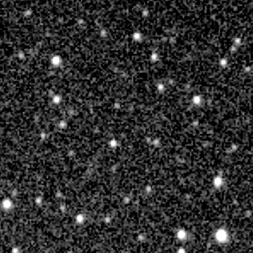 Exposure 2, g filter, 06:23:10 UTC; marker-free star field