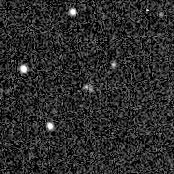 Exposure 2, g filter, 05:19:08 UTC; marker-free star field