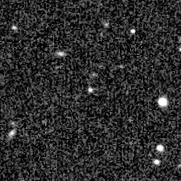 Exposure 2, r filter, 10:41:44 UTC; marker-free star field