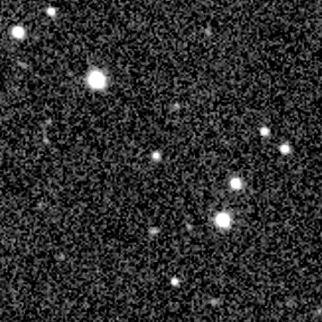 Exposure 2, i filter, 06:37:42 UTC; marker-free star field