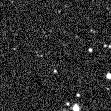 Exposure 2, g filter, 13:01:05 UTC; marker-free star field