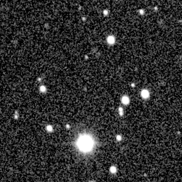 Exposure 2, r filter, 09:05:51 UTC; marker-free star field