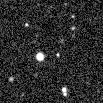 Exposure 2, g filter, 10:28:47 UTC; marker-free star field