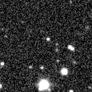 Star field recorded on 2018-12-03