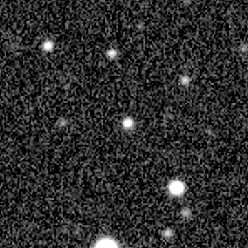 Exposure 2, g filter, 06:17:18 UTC; marker-free star field