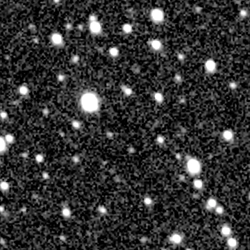 Exposure 2, g filter, 05:35:58 UTC; marker-free star field