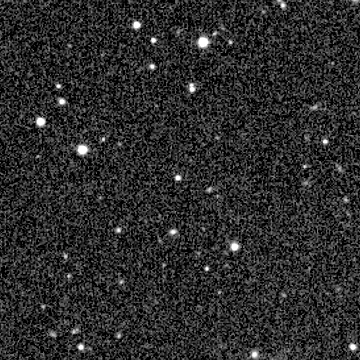 Exposure 2, r filter, 08:34:48 UTC; marker-free star field