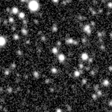 Exposure 2, r filter, 02:02:14 UTC; marker-free star field