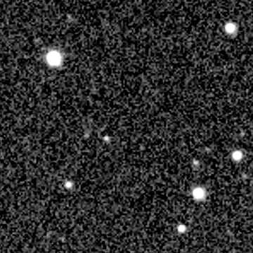 Exposure 2, g filter, 11:53:09 UTC; marker-free star field