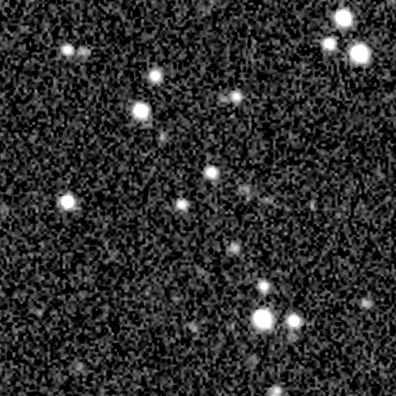 Exposure 2, g filter, 10:32:39 UTC; marker-free star field