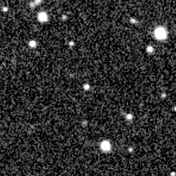 Star field recorded on 2018-12-17