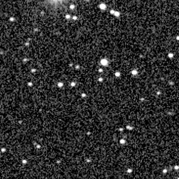 Exposure 2, g filter, 09:03:32 UTC; marker-free star field
