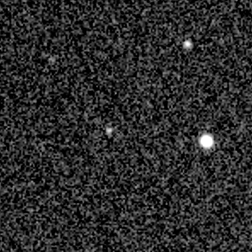 Exposure 2, r filter, 06:24:35 UTC; marker-free star field