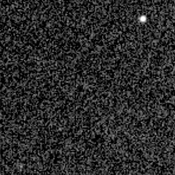 Exposure 3, r filter, 02:31:02 UTC; marker-free star field