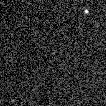 Exposure 2, r filter, 02:27:34 UTC; marker-free star field
