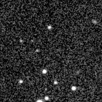 Star field recorded on 2020-01-01