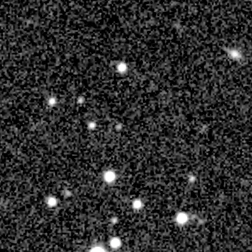 Exposure 3, r filter, 13:44:30 UTC; marker-free star field