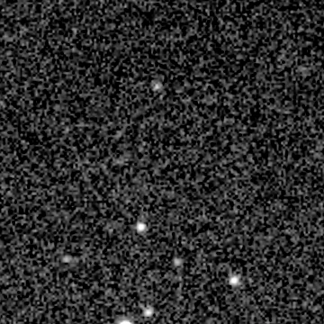 Exposure 2, r filter, 13:37:24 UTC; marker-free star field