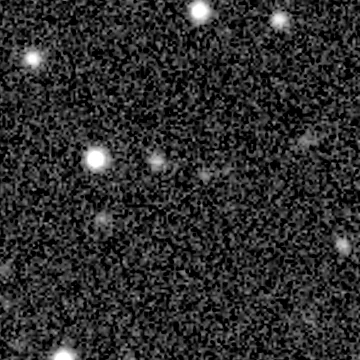 Star field recorded on 2019-12-18