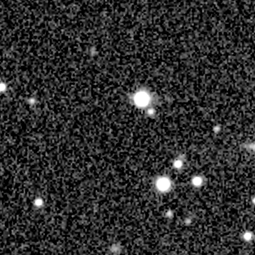 Star field recorded on 2018-11-05