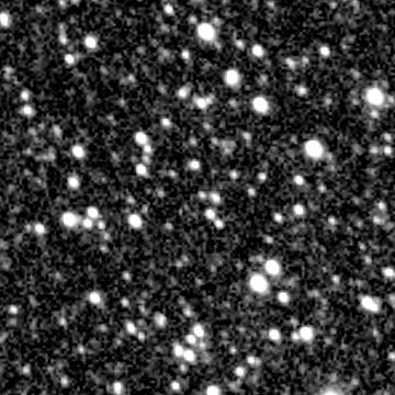 Exposure 2, r filter, 02:02:37 UTC; marker-free star field