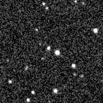 Exposure 2, r filter, 08:50:33 UTC; marker-free star field